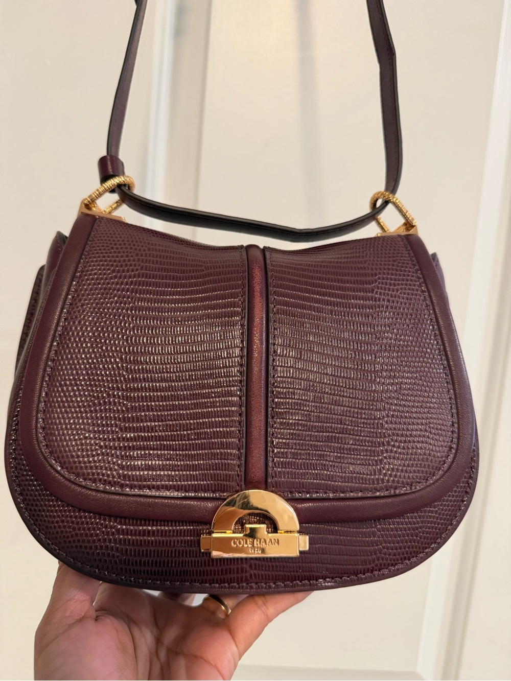 Cole haan celenea mini saddle satchel bag